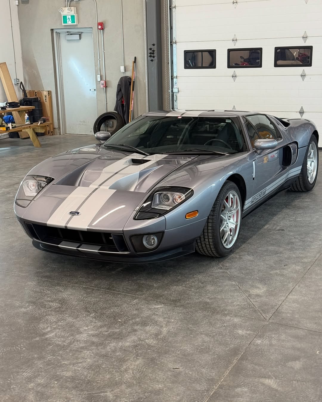 Ultra-low-mileage 2006 Ford GT after a deep clean inside and out at Precise Detailing