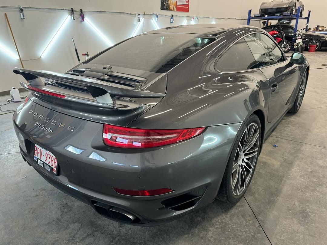 2014 Porsche 911 Turbo after two-step paint correction and ceramic coating