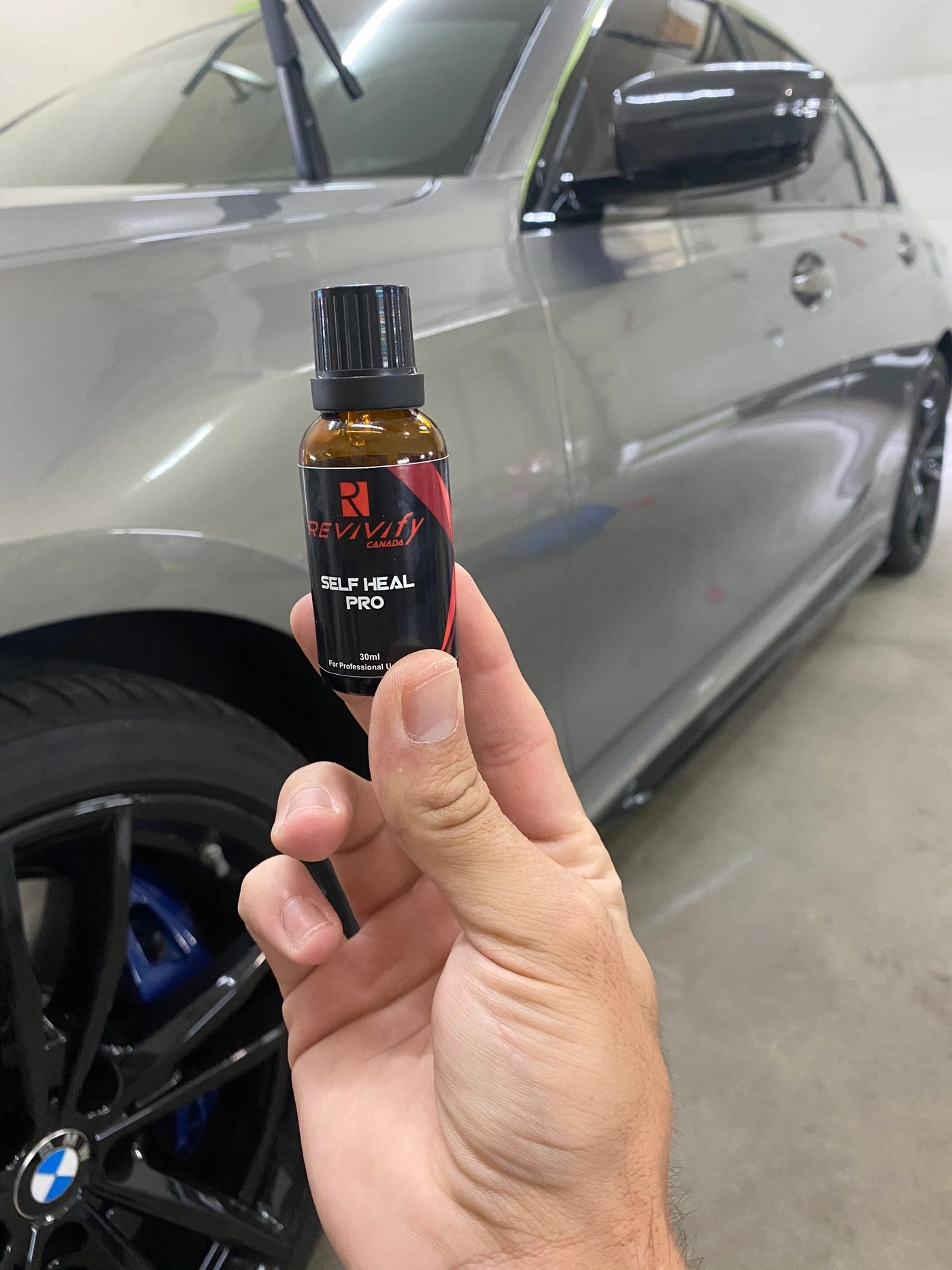 Revivify Self Heal Pro 30ml bottle, the graphene coating applied at Precise Detailing