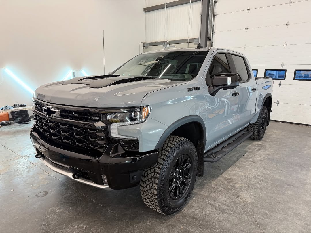 Silverado ZR2 · Front-End PPF + Tint + Ceramic